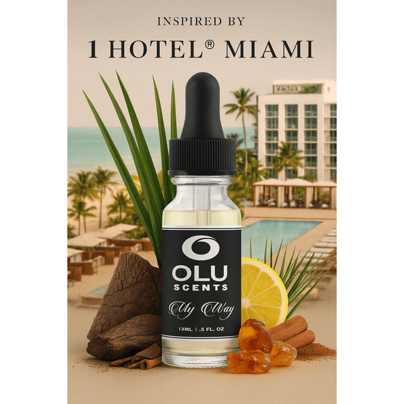 Olu Scents  My Way Hotel Lobby Collection Diffuser Oil Inspired by 1 Hotel Miami