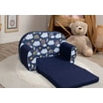 thumbnail image 3 of Delsit Kids Couch for Toddlers - 2 in 1 Convertible Foam Sofa to Lounger, Comfy Flip Out Lounge Chair for Children, Made in Europe, 3 of 9