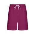 thumbnail image 5 of Hurxie Mens Swim Trunks 5 inch Board Shorts Quick Dry Bathing Suits Beach Swim Shorts with Pockets Purple,2XL, 5 of 7