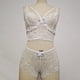 thumbnail image 2 of Gibobby Conjunto de Lencería de encaje Sujetador de encaje Lencería de Mujer Bralette Tallas grandes Ropa interior Corsé floral Dos íntimos(Blanco, XXL), 2 of 5