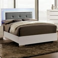 thumbnail image 2 of Furniture of America Rayland Contemporary Wood Full Tufted Bed in Glossy White, 2 of 4