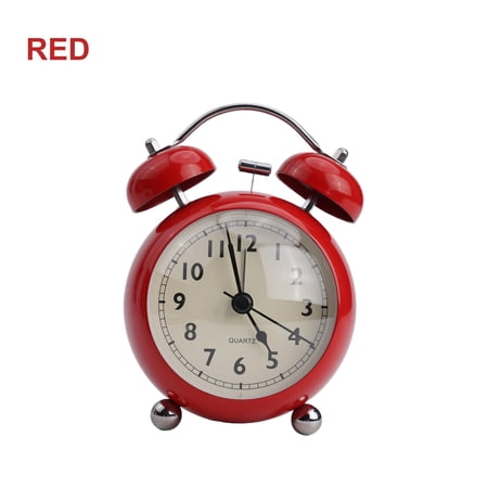 Vintage Twin Bell Alarm Clock Extra Loud for Deep Sleepers and Kids