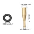 thumbnail image 2 of Uxcell 2BA Dart Shaft Rubber O-Rings 100Pcs with Applicator Tool, Gold Tone, 2 of 6