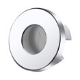 thumbnail image 1 of Cubierta de desbordamiento para fregadero de baño, cubierta de orificio, círculo duradero, anillo de desbordamiento para lavabo de tocador de baño Plata, 1 of 9