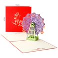 thumbnail image 1 of Tarjeta emergente hecha a mano, 3D, cortada con láser, tarjetas de felicitación emergente para San Valentín, Día del Padre, boda, aniversario, ocasión de felicitación, 1 of 4