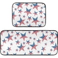 thumbnail image 7 of SKYSONIC USA Flag Stars Kitchen Rugs Set of 2, 4th of July Floor Runner Area Rug Washable Carpet Mat Perfect for Living Room Bedroom Entryway, 7 of 7