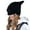 Black, variant on Xfvqtps Womens Beanie with Glasses Cute Cat Ear Knitted Crochet Solid Color Thickened Stretch Windproof Coldproof Skiing Outdoor Warm Winter Hat White