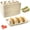 50 Pack(3 Dividers), variant on Pulp Fiber Plates with 3 Dividers, 100PCS Disposable Taco Holders for Party, Lazy Susan Taco Bar