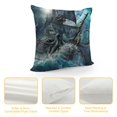 thumbnail image 4 of Orinice Octopus Graphic Decorative Throw Pillow Cover for Home Couch Living Room Bed Sofa - Printed on Both Sides - 1PC 18x18in, 4 of 5