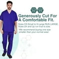 thumbnail image 5 of M&M SCRUBS Solid Men Scrub Set, Men Medical Uniforms 201- (PURPLE), 5 of 7