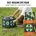 thumbnail image 3 of VEVOR Archery Target, 15"x15" All-side Shotting Archery Arrow Target, Outdoor Portable Archery Target with Carry Handle, Easy Arrow Removal, Great Visibility, Lightweight, 3 of 9