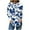 Blue, variant on New Arrival Beifu Boho Tops For Women Plus Size Womens Tops Dressy Summer Women Blouses Dressy Casual Long Sleeve Cotton Tee Shirts For Women Plus Size Fall Clothes