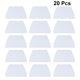 thumbnail image 2 of 20 piezas de plástico raspador de masa crema de afeitar de látigo corte raspador placa herramienta de pastelería espátula de cocina flexible multipropósito (blanco), 2 of 5