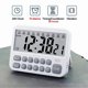 thumbnail image 2 of Temporizador de Cocina Digital, 10 Alarmas, Reloj Despertador Magnético con Vibración y Función Cuenta Regresiva 99 Horas, Mesa, 2 of 6