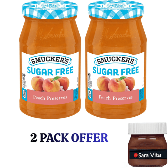 Smucker's Sugar Free Peach Preserves, 12.75 oz