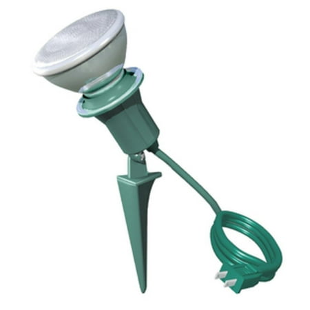 Stanley Lampmax Single Green Outdoor Flood Lamp Holder With Ground Stanley Lampmax Single Green Outdoor Flood Lamp Holder With Ground Stake