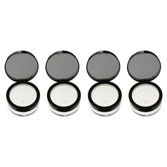 Tersarium 4Pcs Empty Loose Powder Case Compact Container Reusable Makeup Powder Boxes