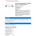 thumbnail image 2 of Rear Air Suspension Shock - Compatible with 1991 - 2004 GMC Sonoma 1992 1993 1994 1995 1996 1997 1998 1999 2000 2001 2002 2003, 2 of 2
