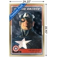 thumbnail image 3 of Marvel Comics - Captain America Card Wall Poster, 22.375" x 34", Framed, 3 of 5
