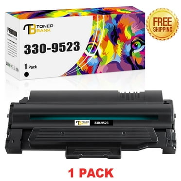 Toner Bank Compatible for Dell 1130 Toner Cartridge Black Dell 330-9523 1130 1130N 1133 1135N Printer Ink 1-Pack