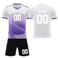 thumbnail image 1 of Custom Football Kit Set for Adult and Child, Name Number Team Logo DIY Family Match Personalized Jersey Shirt Shorts Set, Dad and Son Matching Outfits Light Pink M, 1 of 6