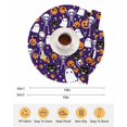 thumbnail image 6 of 15 Inch Round Placemats Set of 4, Halloween Purple Non Slip Heat Insulation PP Table Mats, Black White Ghost Orange Skull Pumpkin Washable Place Mats for Kitchen Dining Party Table Decor, 6 of 7