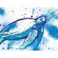thumbnail image 2 of On Rei 32x25 White Modern Wood Framed Museum Art Print Titled - Turtle in the Wall, 2 of 4