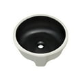 thumbnail image 6 of Monaco 16" Ceramic Undermount Bathroom Sink in Matte Black, 6 of 6