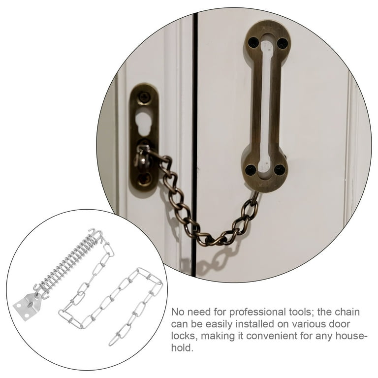 IBASETOY Hotel Anti Theft Chain in Heavy Steel for Security Use