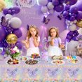 thumbnail image 4 of 4 Pcs Butterfly Party Tablecloths - Butterfly Birthday Decorations Tablecloth Colorful Rectangular Table Covers with Butterfly Design for Spring Party Decorations, 51 x 86.6 Inch, 4 of 8