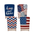 thumbnail image 2 of Patriotic Chair Covers Set of 4 for Independence Day and Memorial Day Decorations, American Flag Design Polyester Chair Back Covers for Home Kitchen Dining Party Holiday, 2 of 6
