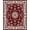 Maroon, Pattern 3, variant on ODIKA 2x3 Machine Washable Non-Slip Area Rug, Elegant Floral Scrollwork Aisle with Ornate Swirling High Traffic Rug, Maroon, 604351