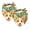 Multi-colored 4, variant on PhooArto Rustic Farmhouse Sunflower Pattern Dog Bandanas, 2 Pack Soft Washable Pet Scarf Triangle for Large Dogs Puppies and Cats