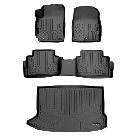 SMARTLINER 3 Rows Custom Fit Floor Liners Compatible with 2022 - 2023 Hyundai Kona N (Gasoline)