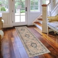 thumbnail image 6 of Hallway Washable Runner Rug - 2x7 Kitchen Rugs Entryway Vintage Soft Floor Mat Non Slip Indoor Farmhouse Carpet For Bathroom Living Room Bedroom (2 X 7  Orange), 6 of 6
