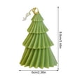 thumbnail image 3 of Mecorevxz Christmas Tree Aromatherapy Candles, Home Decor Candle, Scented Candle Party Christmas Home Decoration Gifts Room Decor 1 Box(Light Green), 3 of 7