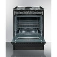 thumbnail image 2 of 24" wide slide-in style electric coil range in black with window, 2 of 4