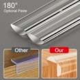 thumbnail image 2 of Baby Proofing, Clear Edge Protector Strip, Silicone Soft Corner Protectors with Upgraded Pre-Taped Strong Adhesive,Edge Protectors for Sharp Corners of Cabinets, Tables, Drawers(16.4Ft + 4 Corner ), 2 of 8