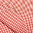 thumbnail image 3 of Bienzoe Boy's Cotton Plaid Button Down Short Sleeve Shirt Orange/White 11/12, 3 of 8