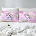 thumbnail image 4 of Erosebridal Girls Unicorn Sheet Set Full, Super Cozy 4pcs, 4 of 6