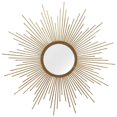 thumbnail image 1 of Stratton Home Decor S01029 Andrea Miroir Mural en Métal Peint à la Main en Or, 1 of 2