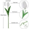 thumbnail image 3 of 10PCS Artificial Tulips Flowers Real Touch Tulips for Spring Decor Tulips for Home Kitchen Living Room Wedding Holiday Decoration, 3 of 6