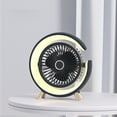 thumbnail image 1 of KTTECTOA LED Light Small Fan Silent Desktop Desktop Five-speed Built-in Fresh Photo Fan Clearance Home Decor Canada Days Decor Home Essentials, 1 of 8