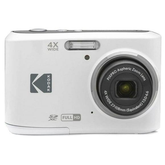 Kodak PIXPRO Friendly Zoom FZ45 - Digital camera - compact - 16.35 MP - 1080p / 30 fps - 4x optical zoom 63 MB - white