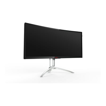 AOC - AGON AG352UCG6 35" LED UltraWide HD G-SYNC Monitor (DisplayPort, HDMI, USB) - Black/Silver