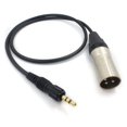 thumbnail image 1 of 3.5mm Trs Male To Xlr Male Wireless Receiver Output Mic Balanced Cable For Uwp V1/d11/for D2 0.14in Trs Cable, 1 of 5