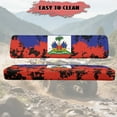 thumbnail image 4 of Uorisanigo UTV Front Bench Seat Cover Dustproof Polyester Fabric, Haitian Flag Print Mule Seat Cover for Kawasaki Mule 4010 4x4 SE 2016-2018 UTV Pioneer Seats Accessories, 4 of 7
