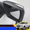 thumbnail image 7 of LLDI Aesthetic Matte Black Rain Eyebrow Trim for Isuzu DMax Model Years 2021, 7 of 7