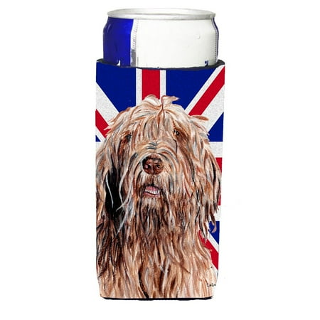 

Carolines Treasures SC9878MUK Otterhound with English Union Jack British Flag Ultra Hugger for slim cans Slim Can