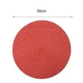 thumbnail image 6 of HomeLife Waterproof Round Woven Placemat Dining Table Mat Kitchen Decoration for Home, 6 of 13